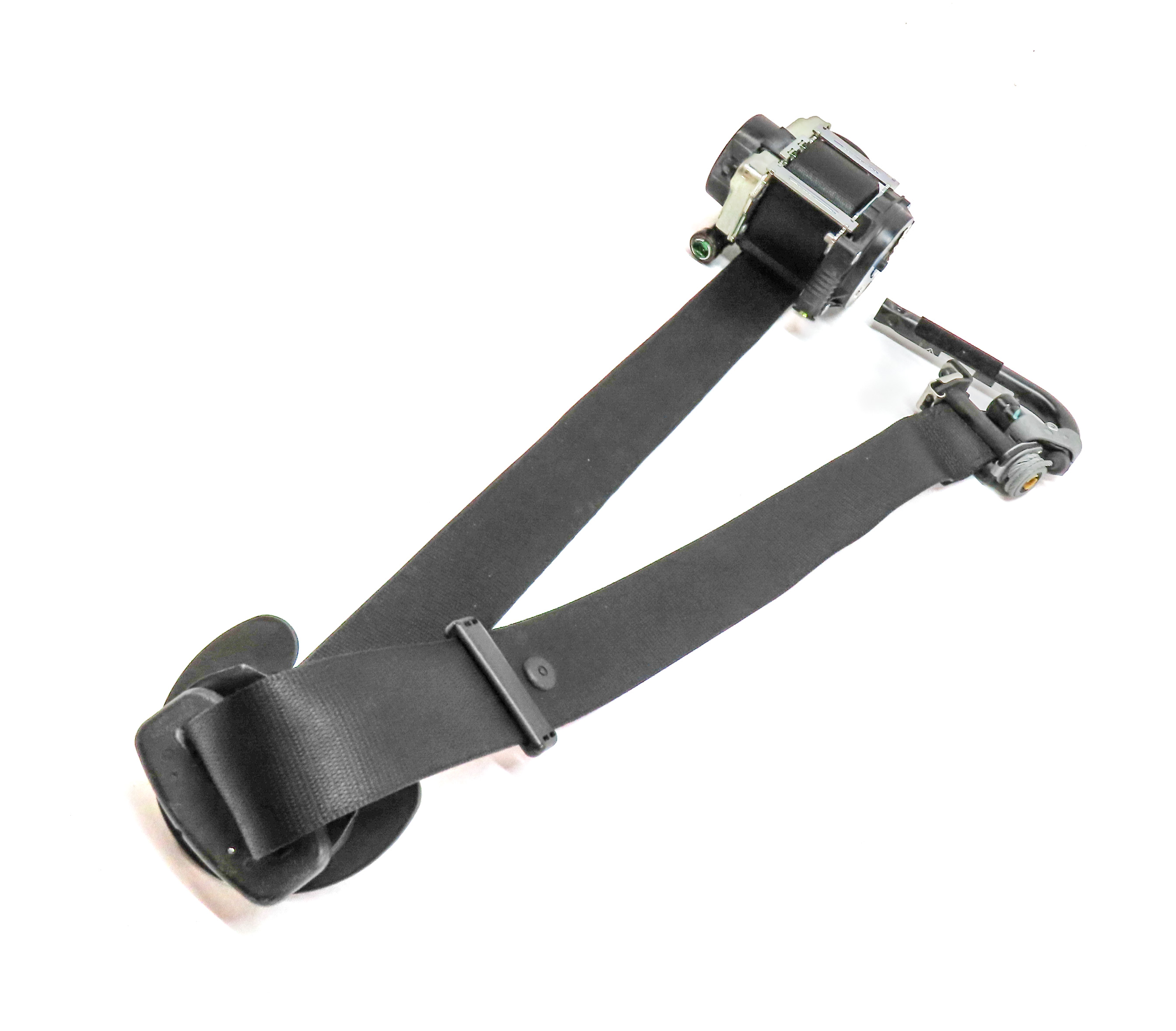 2014-2019 BMW X5 X6 (F15 F16) RIGHT FRONT PASSENGER SEATBELT RETRACTOR (Black) — exact item pictured